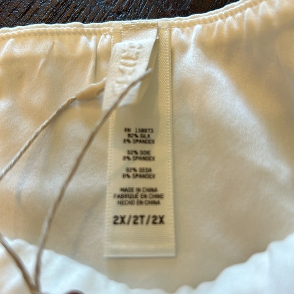 SKIMS SILK Bridal Bikini 2X marble 92% silk - Picture 4 of 4